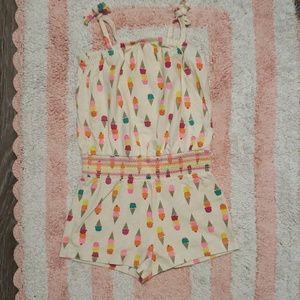 Ice cream print Romper